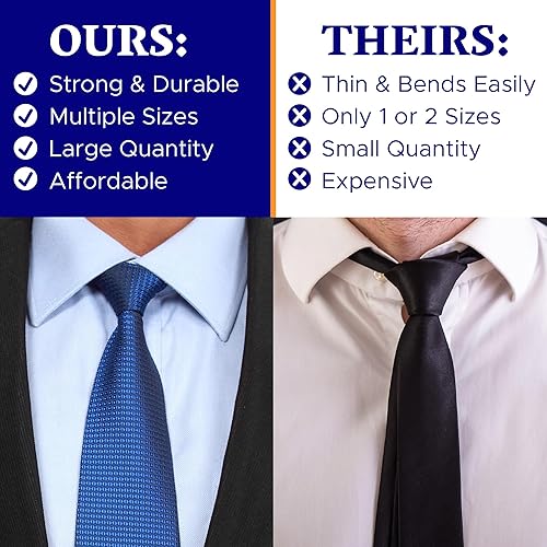 Miniatura 4 de 100 estancias de plástico para camisas de vestir para hombre, insertos de cuello de camisa de plástico, estancias de cuello de plástico para