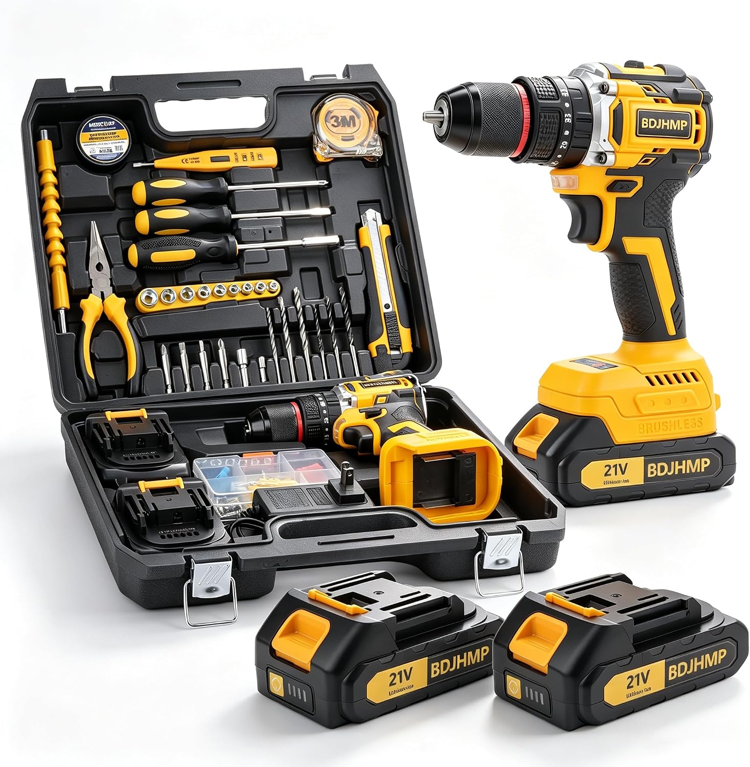 3/8" Brushless Compact Drill Tool Set