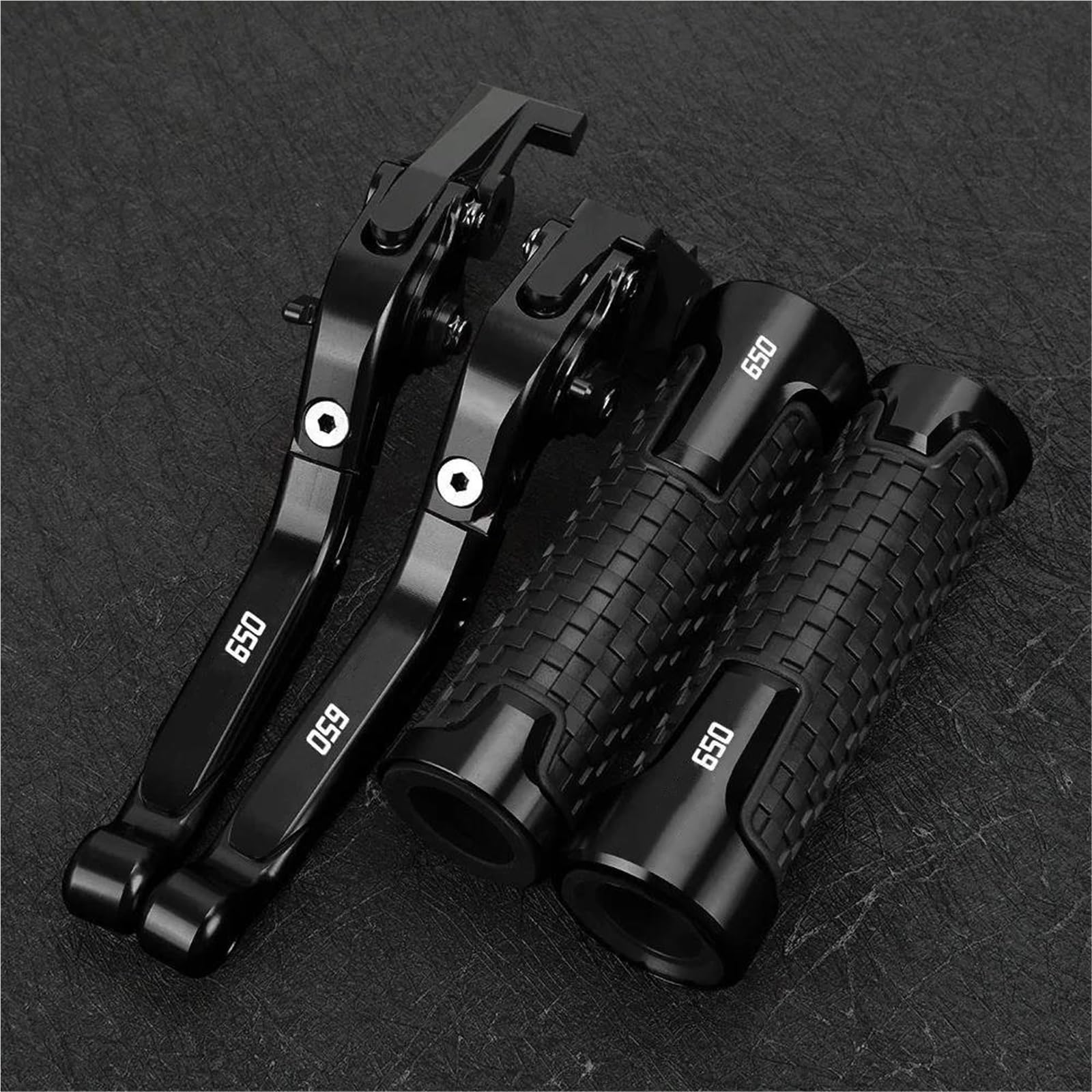 Tgvselpj Black1 Motorcycle Part Pivot Clutch Levers Control Handles Motorcycle Parts Brake Lever Adjustable For H-Onda Cbr650r Cbr 650R 2018-2023(Black1)
