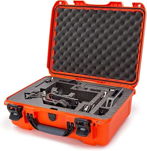 Nanuk Estuche rígido impermeable 930 con inserto de espuma para DJI RS 3RS 3 Pro Combo, naranja