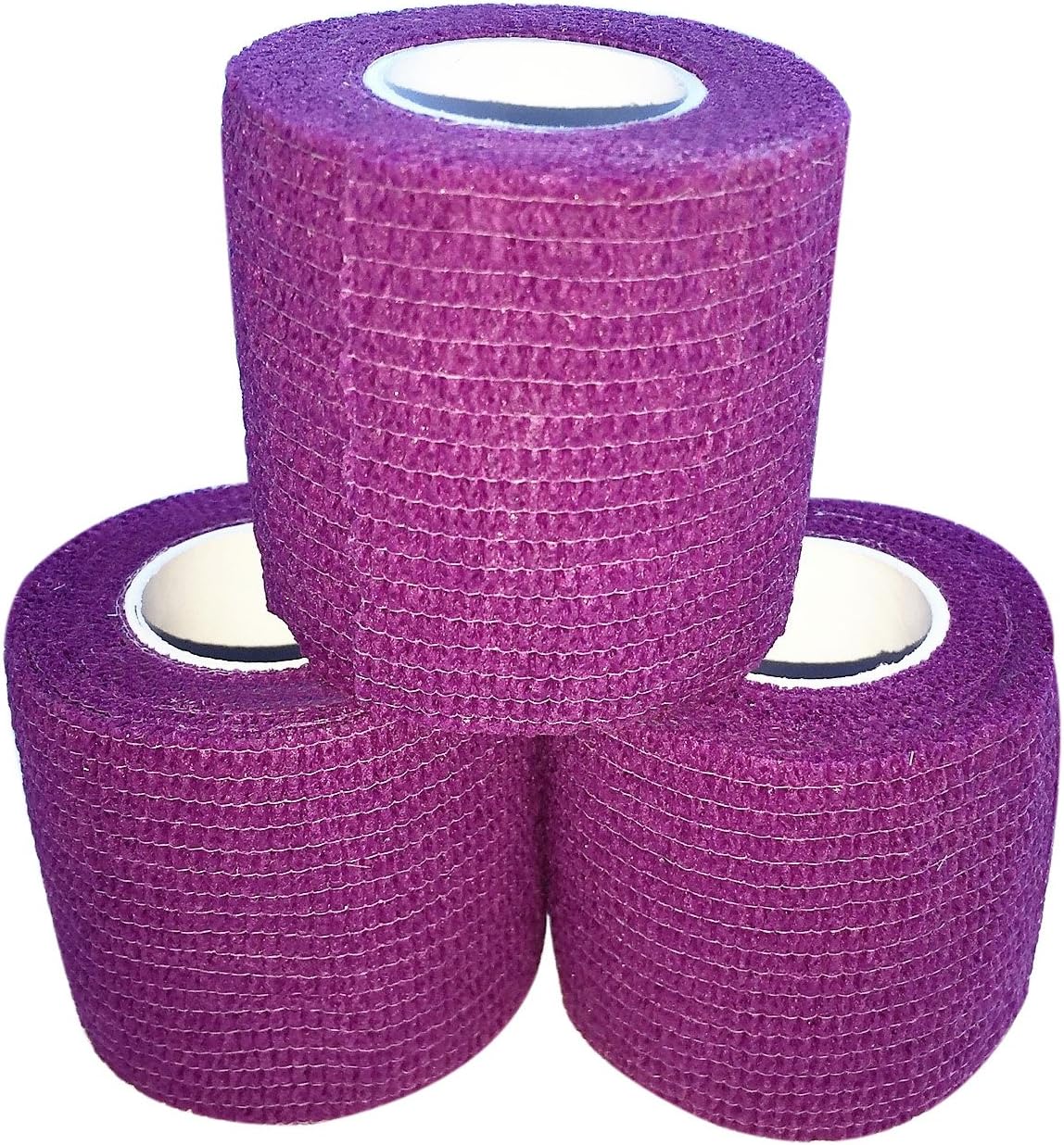 zechy Grip Tape - Hockey, Baseball, Lacrosse, Anything You Need a Better Grip on - 2 inch by 15 feet (3 Pack) (Purple) : Sports & Outdoors