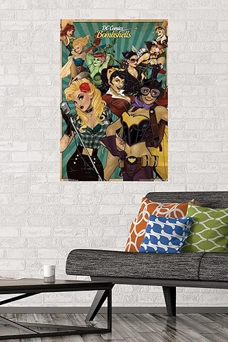 Miniatura 2 de Trends International DC Comics Bombshells - Póster de pared (22.375 x 34 pulgadas)