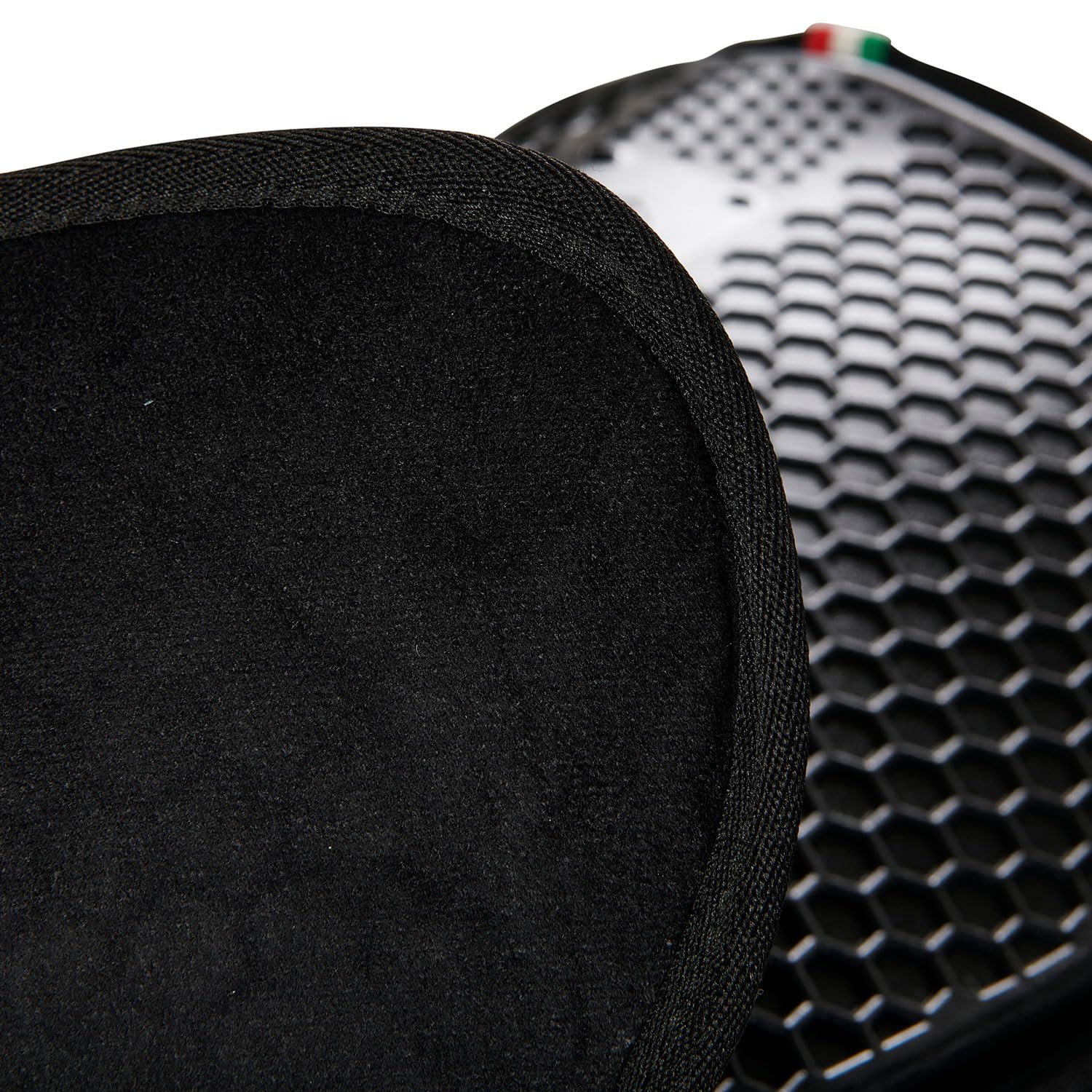ACAVALLO SALVAGARRESE FREE HEXA GEL 1/2 PAD E ALZATA ANTERIORE CON MICROPILE CAVALLO EQUITAZIONE ALZAPALETTA (NERO)
