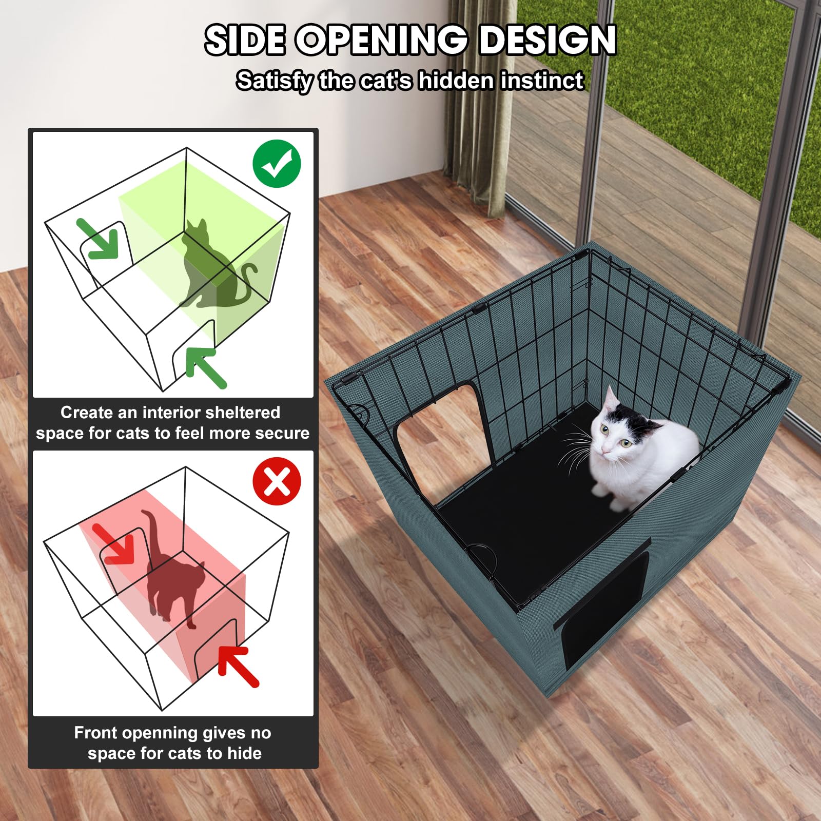 Hout - Bruin - Verwarmd - S - Kattenhuisje kopen? | Korting tot 50