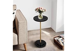 Designer Golden Drink Stand Side Table for Living Rooms and Bedrooms