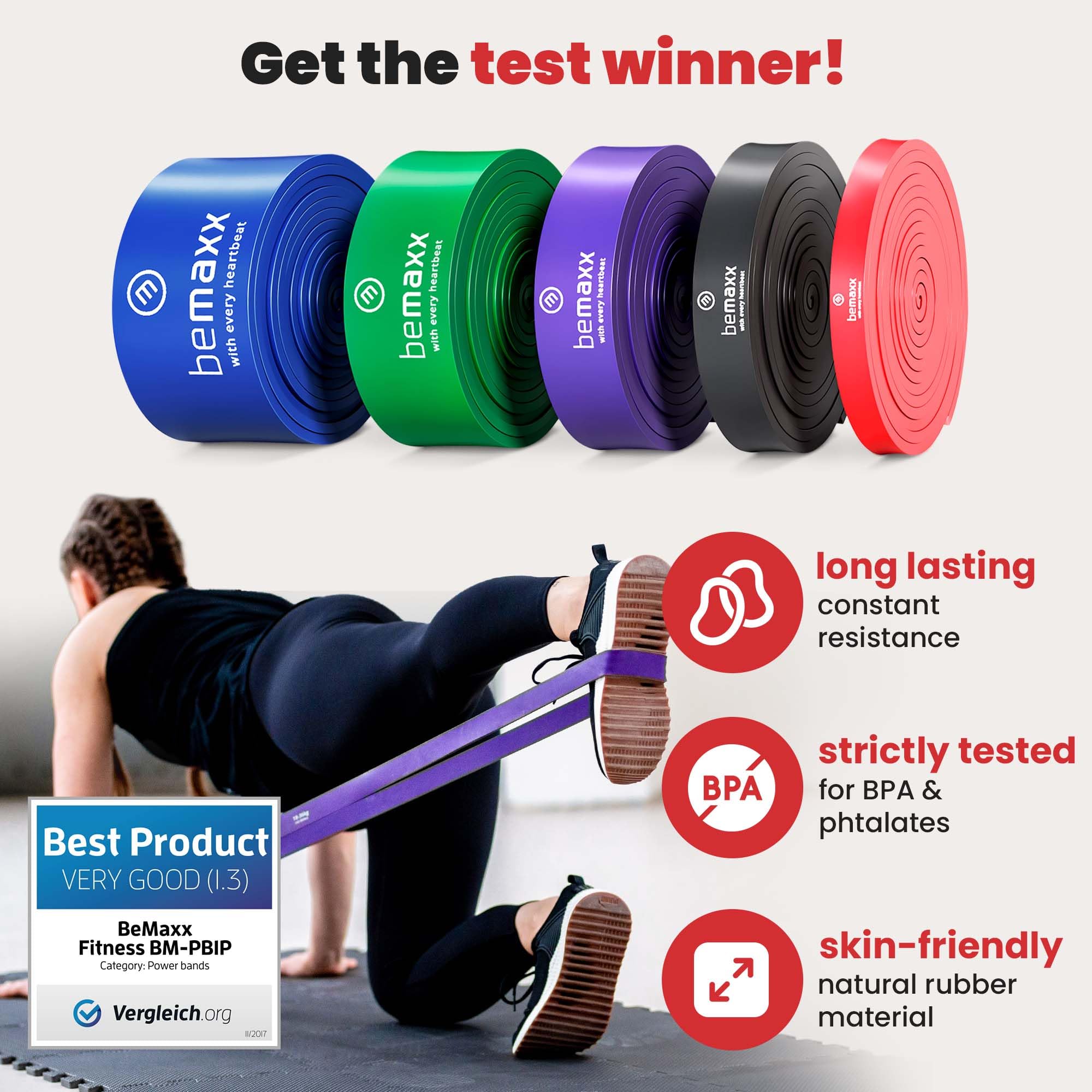 Pull Up Assist Ance Bands – Resistance Straps For Upper Body Workouts ...