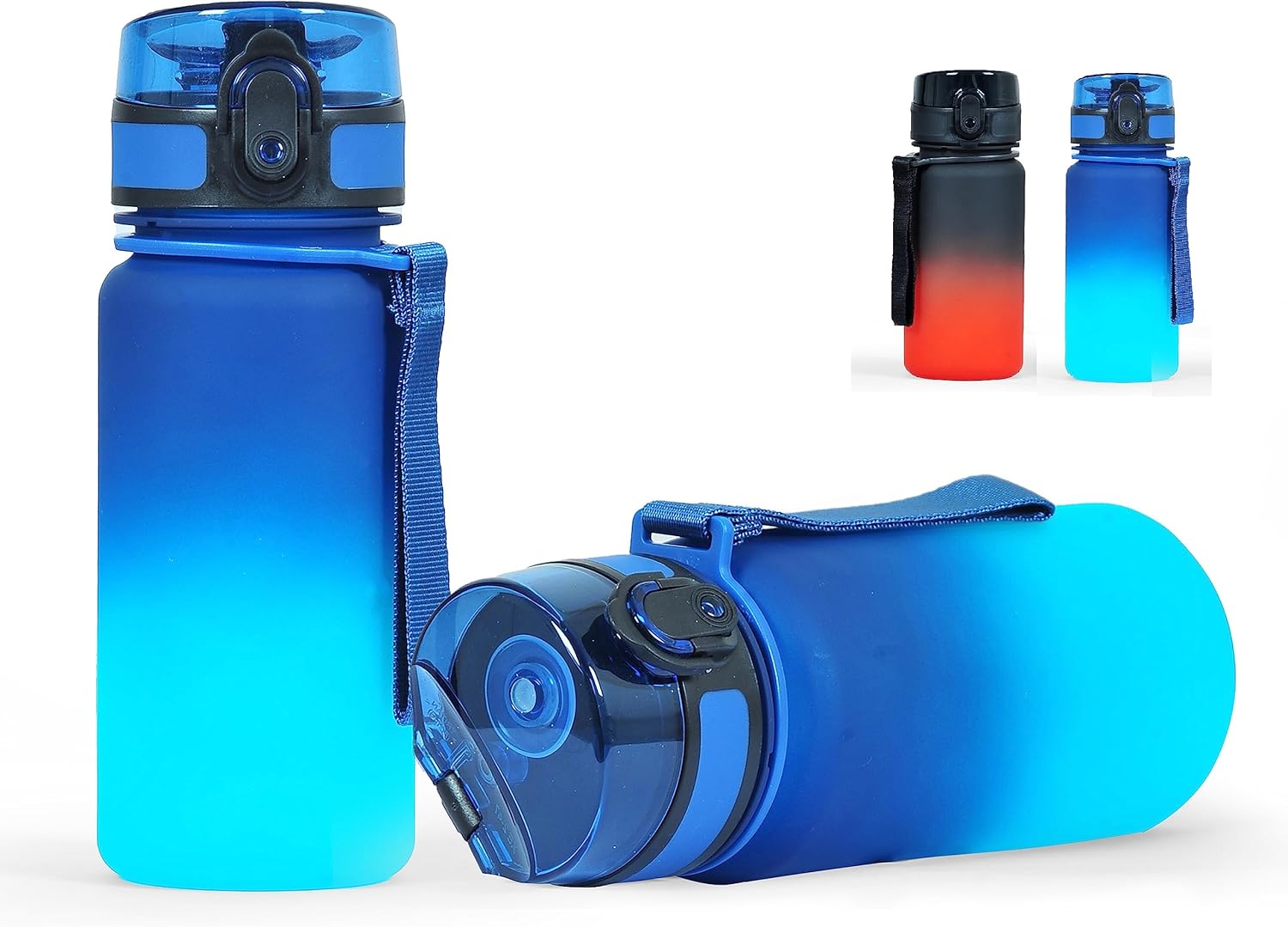 RAA' PRIME Water Bottle for Adults and Kids USA Tritan Material, Fast Flow, NonToxic BPA Free