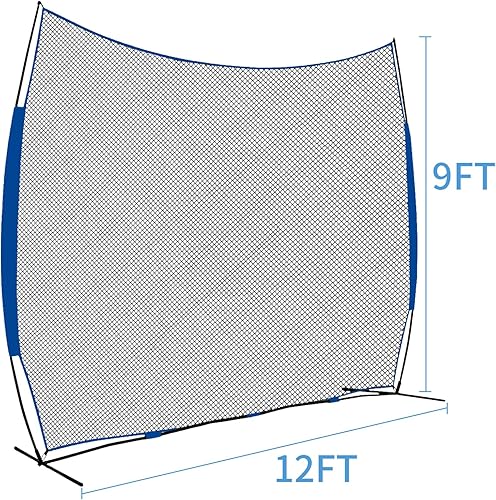 Miniatura 2 de Baseball Barrier Backstop Net Heavy Duty Portable with Carry Bag for Softball Lacrosse Training for Backyard Adults Practice
