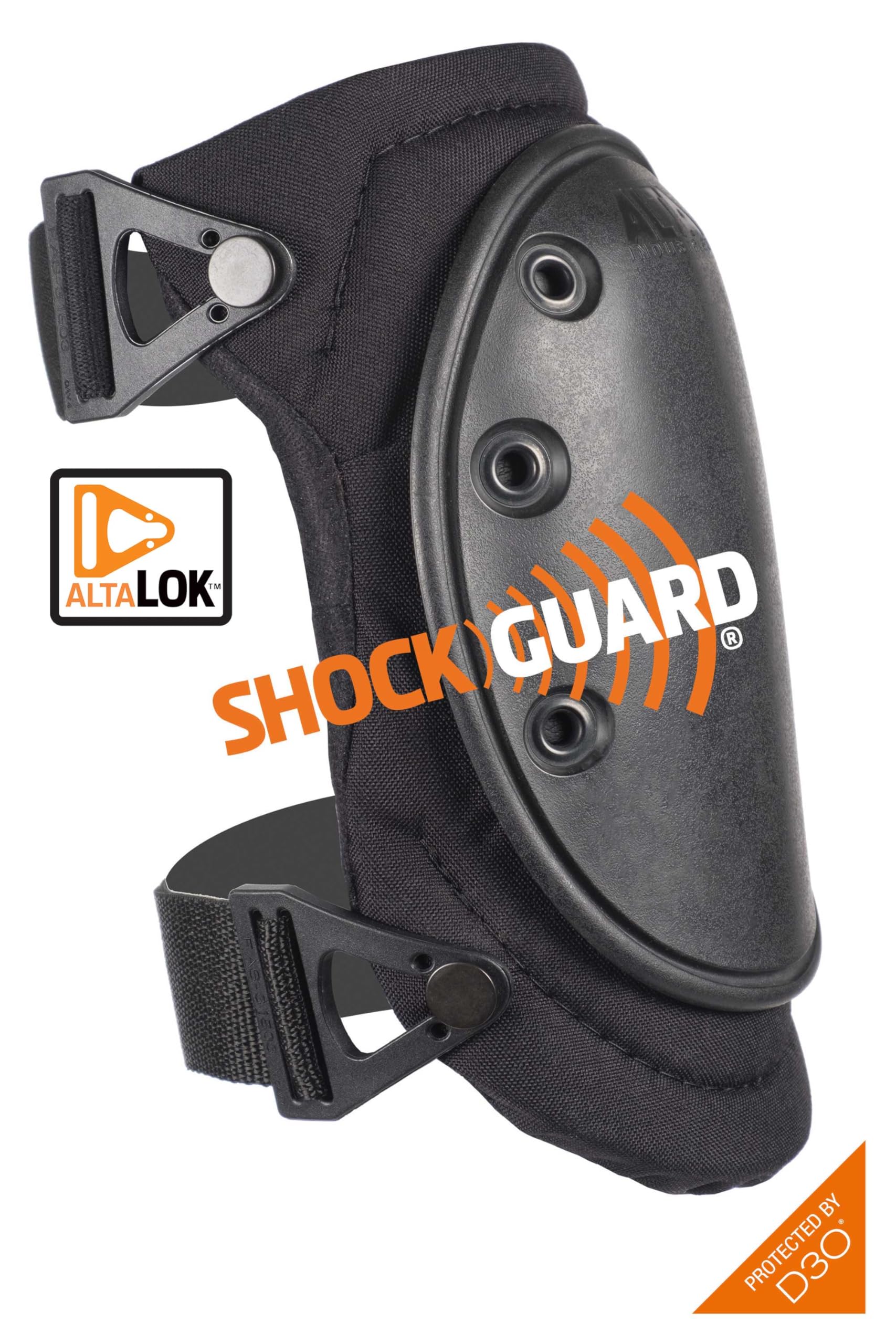ALTA 52413 AltaFLEX SHOCKGUARD Ochraniacz na kolana, tkanina nylonowa, zapięcie AltaLOK, czarny