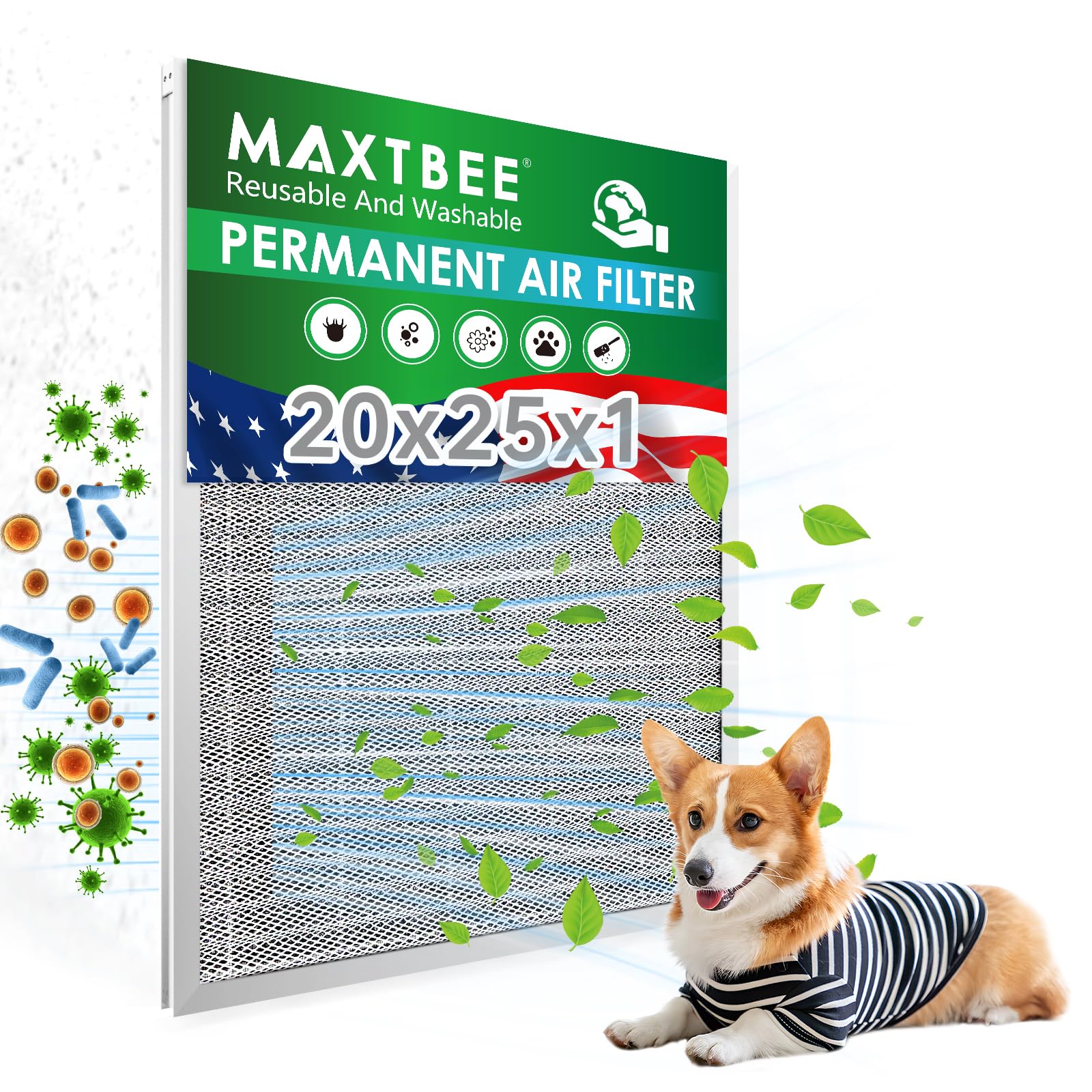 MAXTBEE 20x25x1 Air Filter