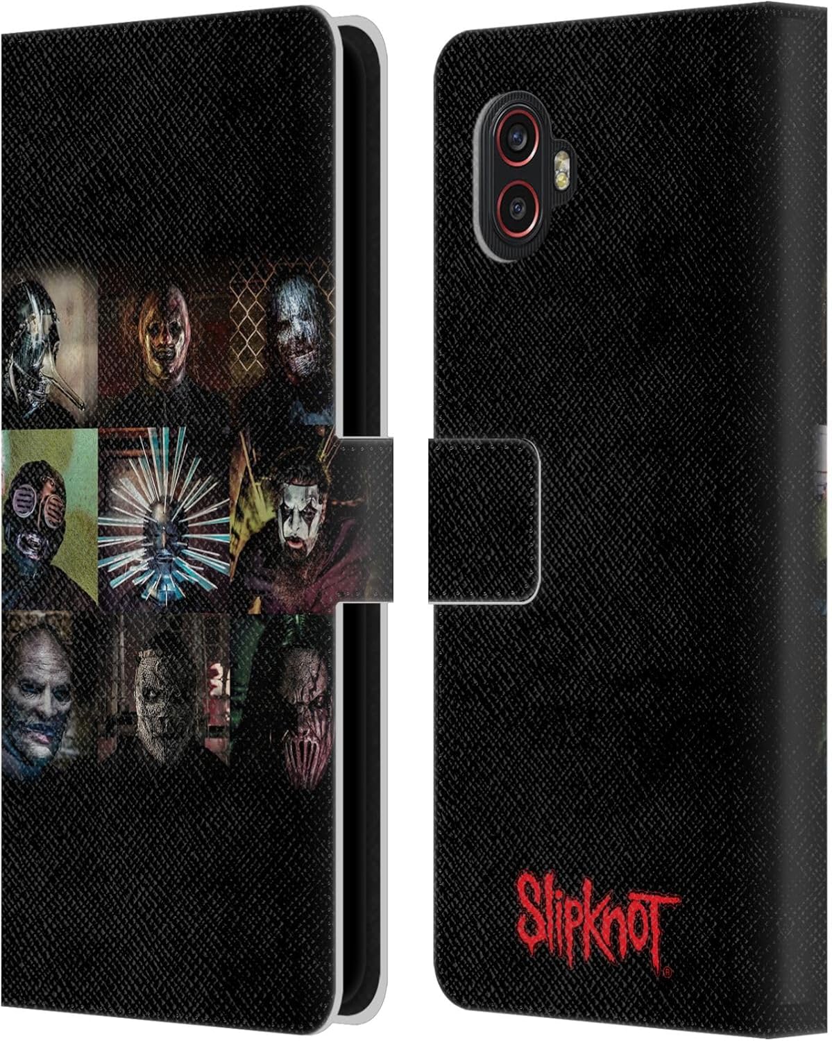 Head Case Designs Officially Licensed Slipknot Blocks Key Art Leather Wallet Case Compatible with Samsung Galaxy Xcover6 Pro/Pro2