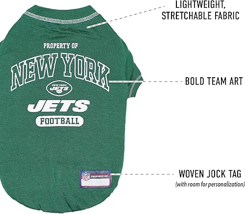 Vista 74 de Camisa de la NFL para mascota, para perros y gatos, duradera, 5 tamaños disponibles en 32 equipos de la NFL, camisetas de la NFL para mascotas