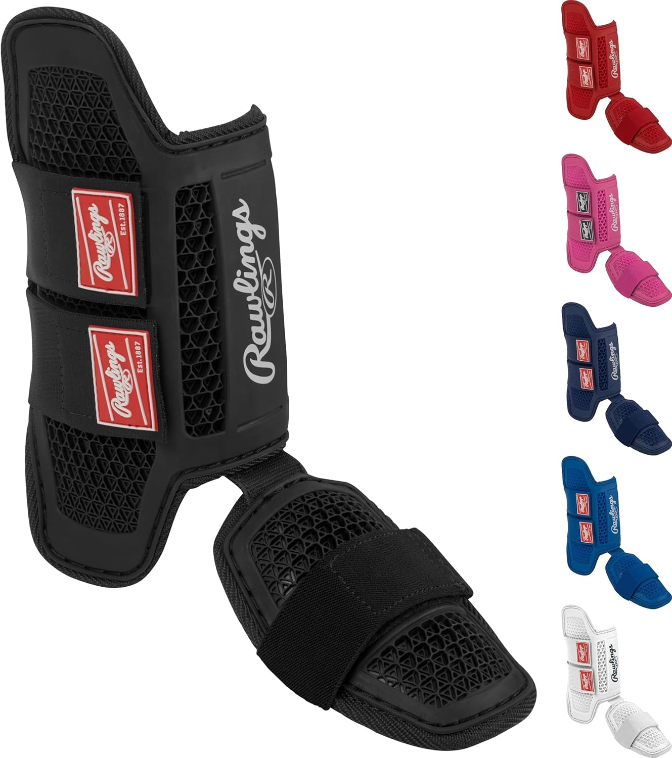 Rawlings | Batter's Leg Guard | Baseball / Softball | Small & Large Sizes | Multiple Colors