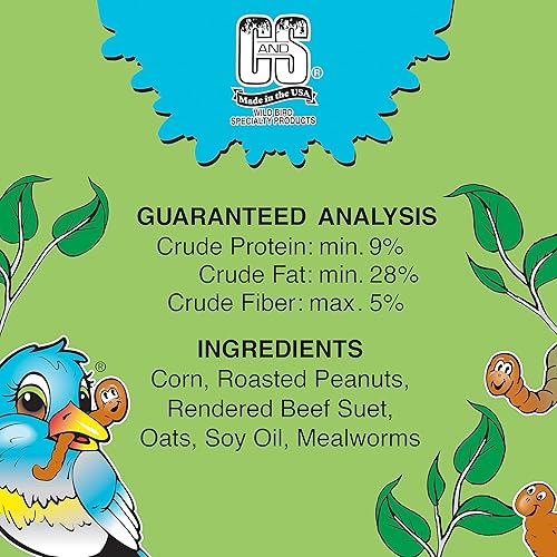 Miniatura 10 de C&S Mealworm Delight, masa de sebo sin derretimiento, 11.75 onzas (paquete de 12)