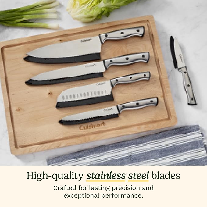 Set Cuchillos Cocina 10 Piezas Acero Inoxidable miniatura 2