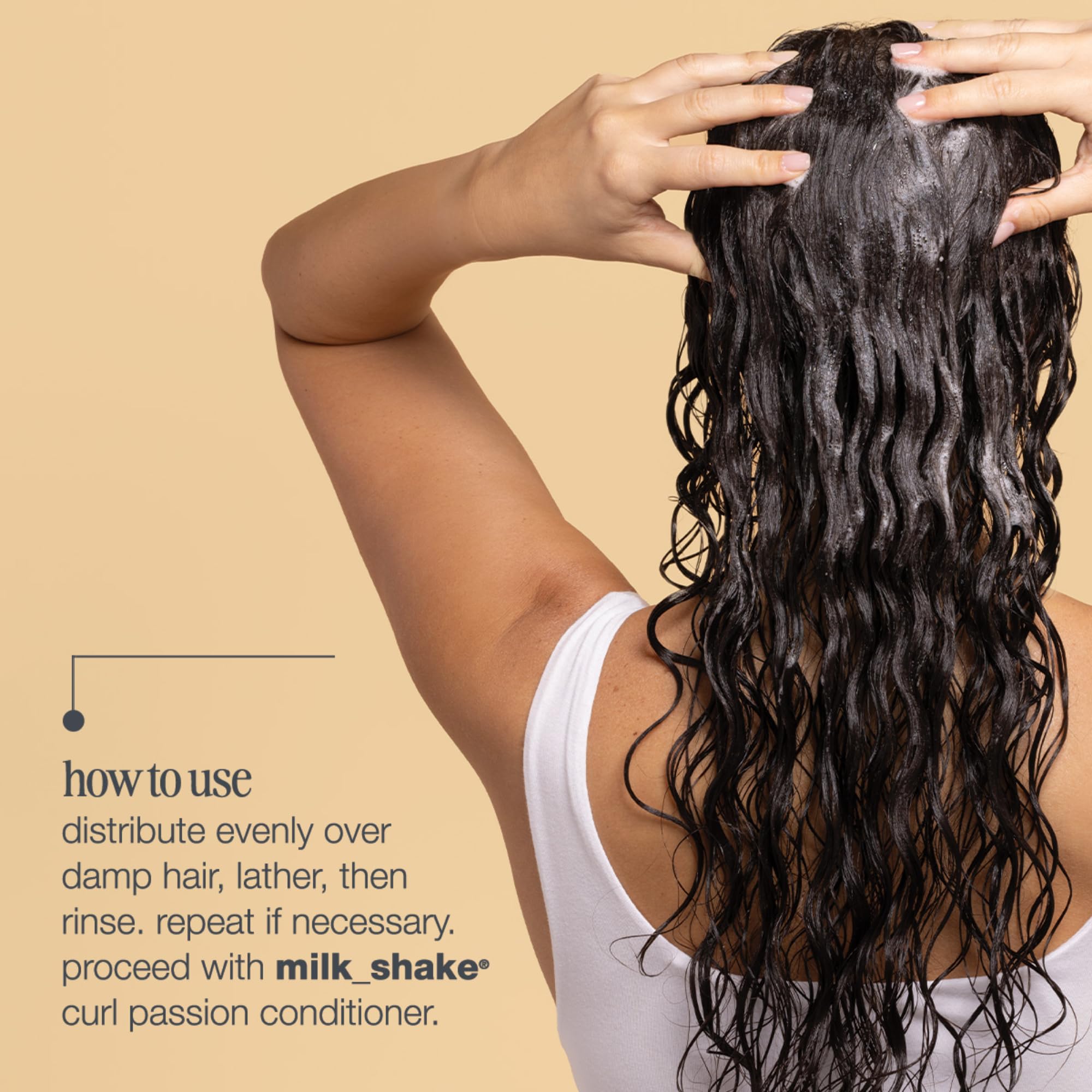 MILK SHAKE Curl Passion shampooing 1000ml, soin cheveux pour usage quotidien