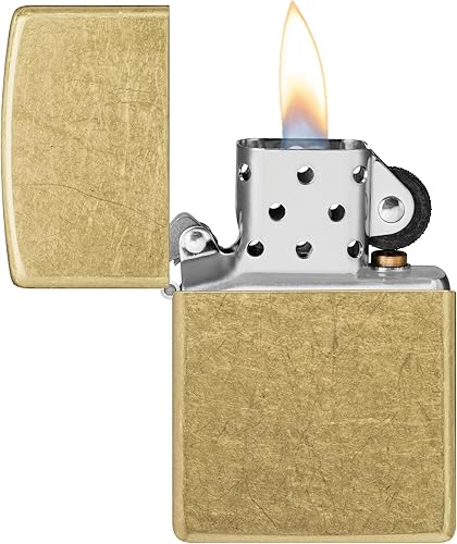 Miniatura 58 de Zippo - Encendedores de bolsillo de latón Latón,Armadura de latón pulido,Latón clásico cepillado,Latón de alto pulido,Brass Zippo and