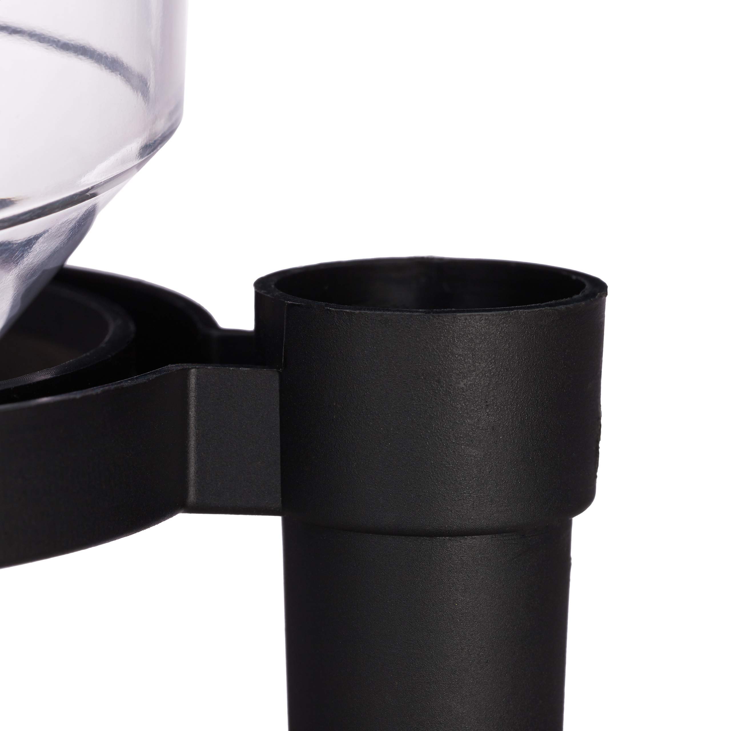 20 x deszczomierz w zestawie, z uchwytem, do ogrodu, duży wyświetlacz 35 mm/m², tworzywo sztuczne, przezroczyste