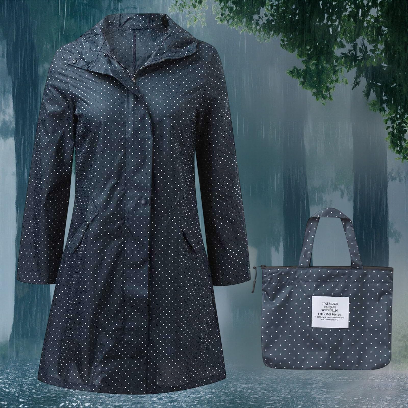 Generisch Poncho de pluie pour homme et femme, 100 % imperméable, coupe-vent, léger, pliable, avec capuche, réutilisable, cape de pluie EVA respirante pour randonnée, cyclisme, camping