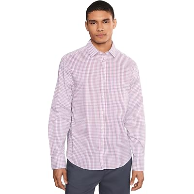 UNTUCKit Long Sleeve Cotton Tek Marten Shirt pink