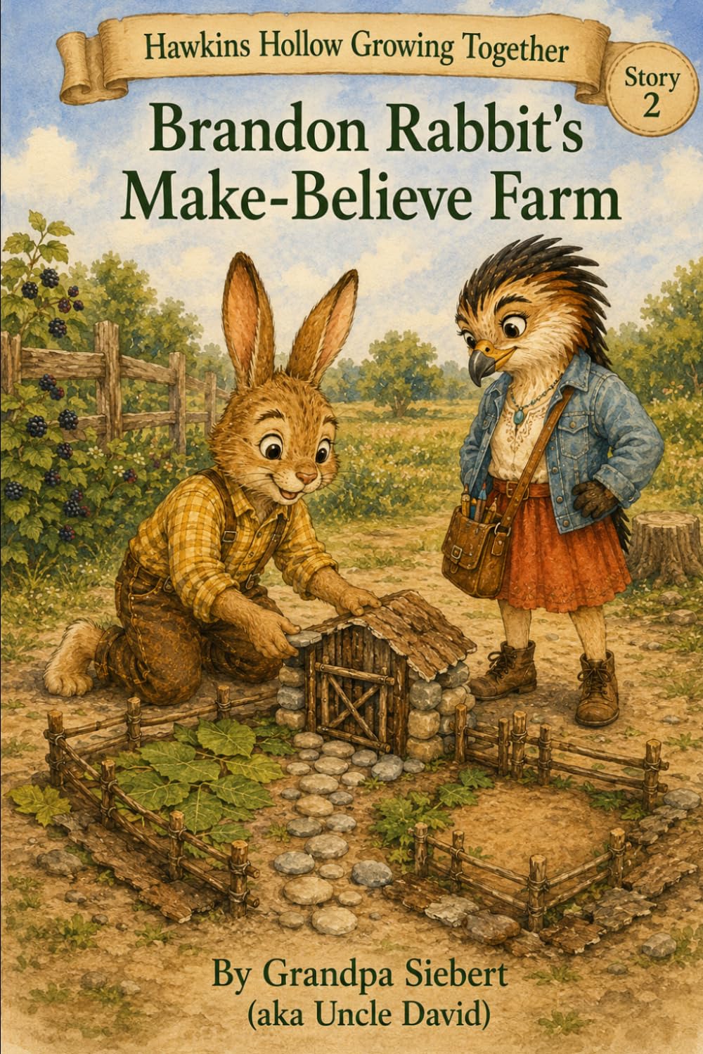 Brandon Rabbit's Make-Believe Farm (Hawkins Hollow Growing Together)
