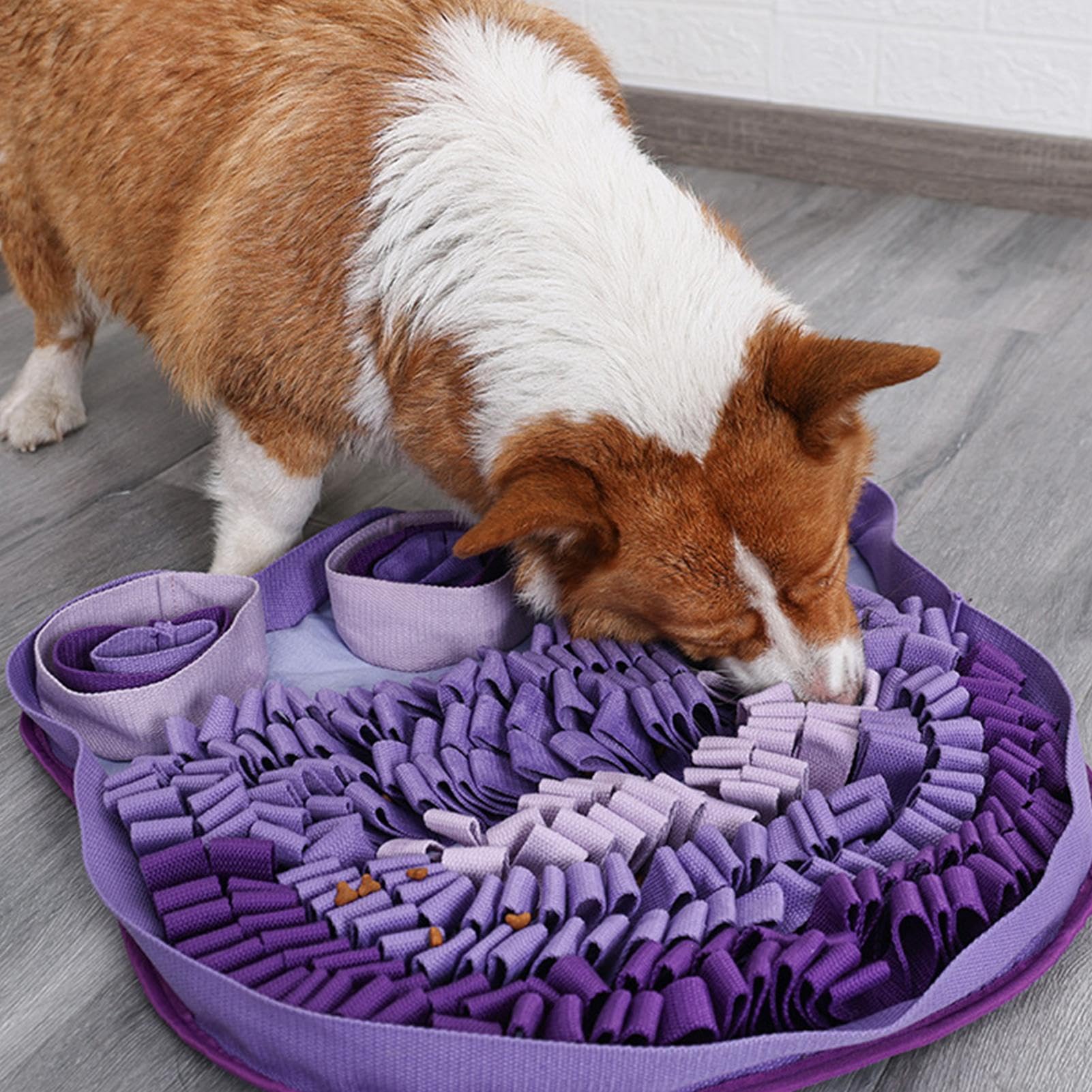 Schnüffelteppich für Hunde 49 x 49 cm Puzzlespielzeug gegen Langeweile
