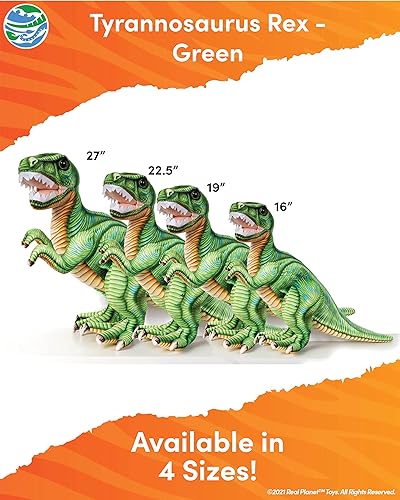 Miniatura 3 de Peluche T Rex de 22.5 pulgadas, juguetes de peluche realistas de dinosaurio, lindo peluche de dinosaurio, animal de peluche de dinosaurio de