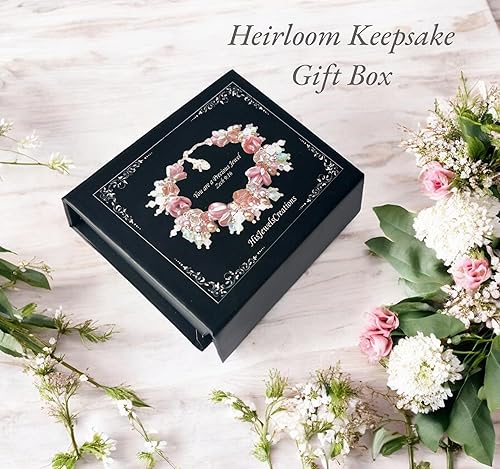 Miniatura 8 de HisJewelsCreations Bermuda Blue Lágrima Colgante Filigrana Collar Joyería para Mujer Regalo para Ella