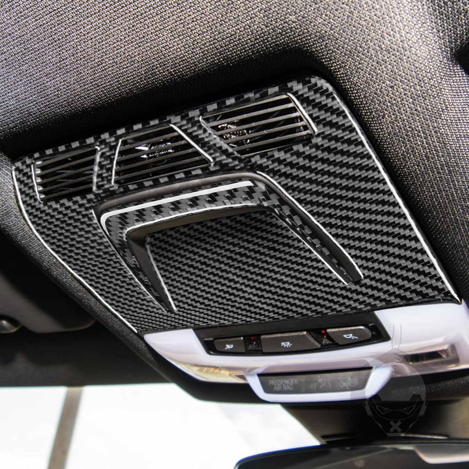 Car Interior Accessories Real Carbon Fiber Trim Compatible with Toyota Supra a90 19-22 (Reading lamp 2 Pieces)