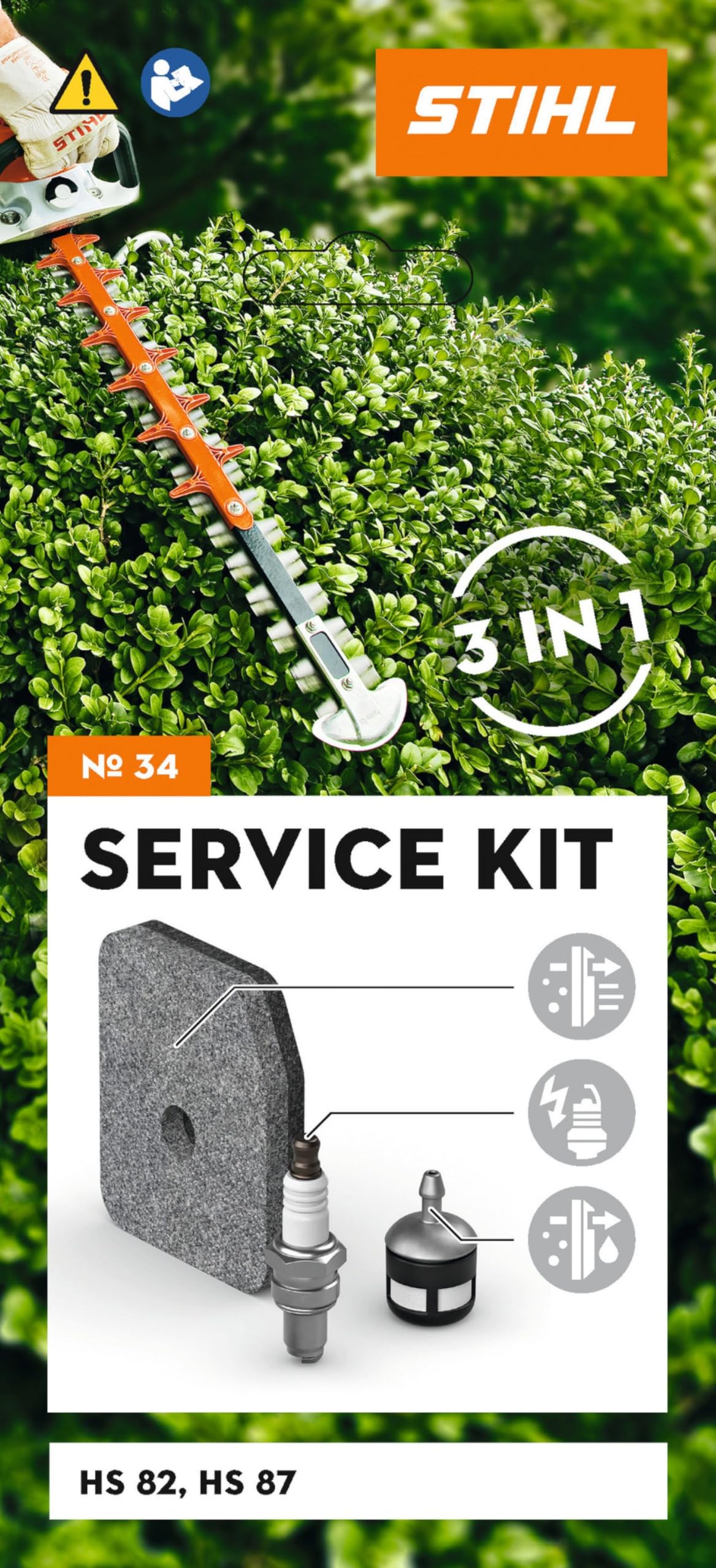 Stihl Service Kit 34 für Stihl HS 82 und HS 87