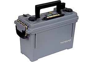 Frabill Pow'R Source Storage Box: Durable Water-Resistant Ice Fishing Battery Box