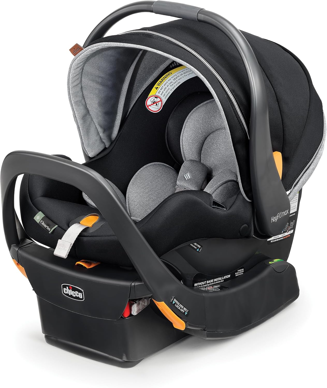 Chicco KeyFit® Max ClearTex® Infant Car Seat and Base, Rear-Facing Seat for Infants Apex KeyFit Max Zip Cleartex - Image 1 of 9