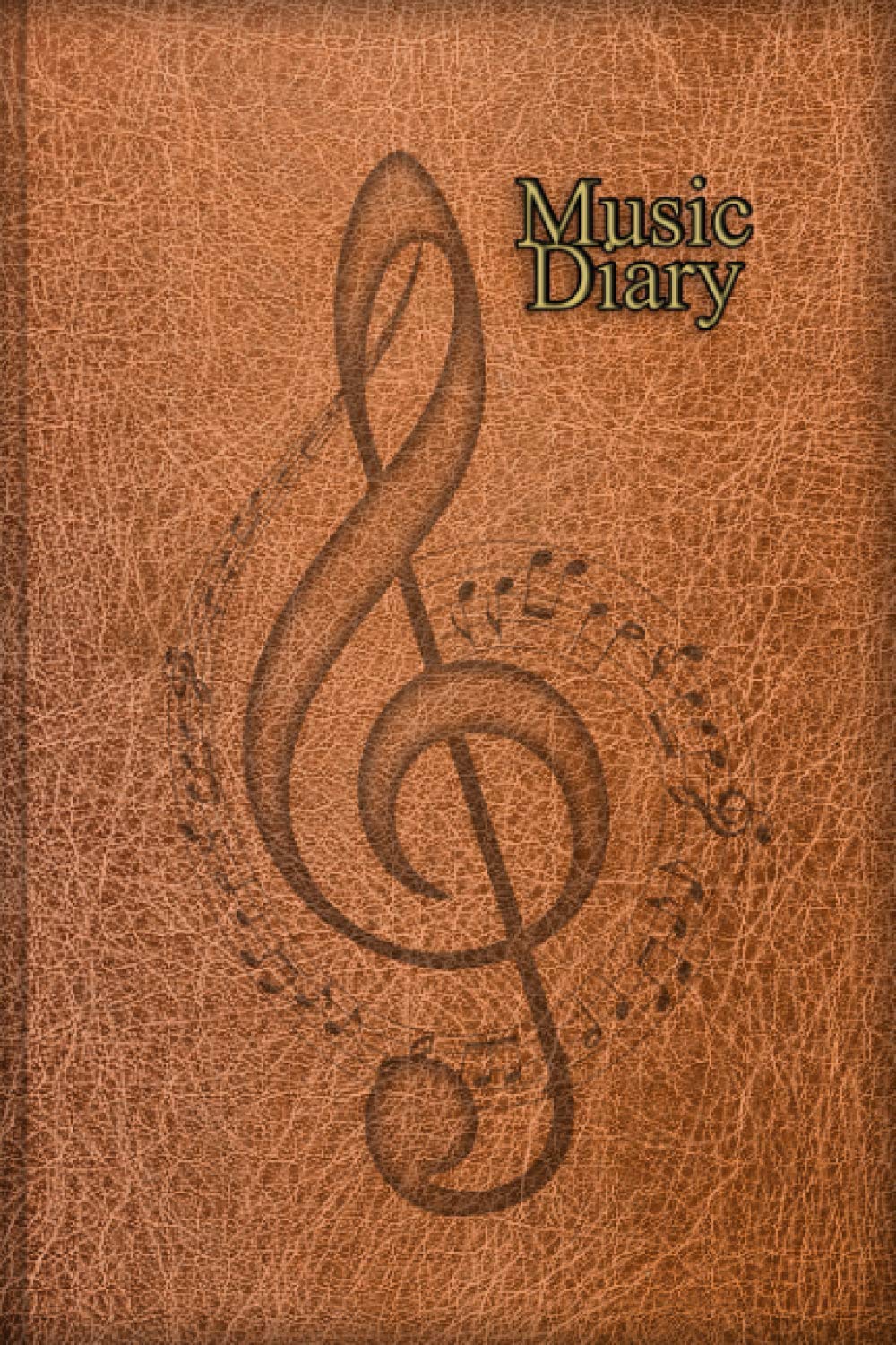 Music Diary: Songwriting Notebook, Songwriters Journal (Vintage Leather )