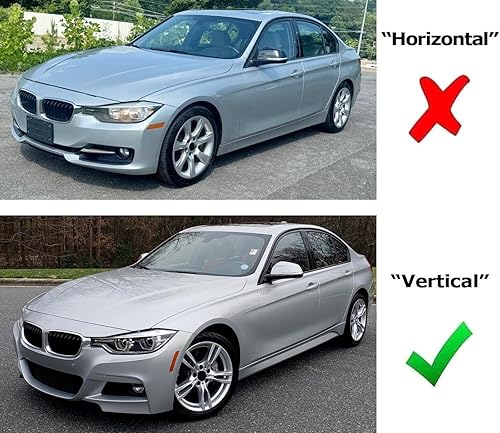 Miniatura 2 de iJDMTOY Marcadores laterales de parachoques delantero negro brillante con lente ahumada compatibles con BMW F30 F31 LCI 3 Series 320i 340i, F32 4