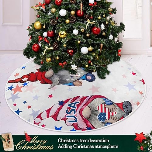 Miniatura 6 de Lindos gnomos para árboles de Navidad, falda de árbol de lona, decoración de suelo de árbol de Navidad, faldas de Navidad para árboles de Navidad