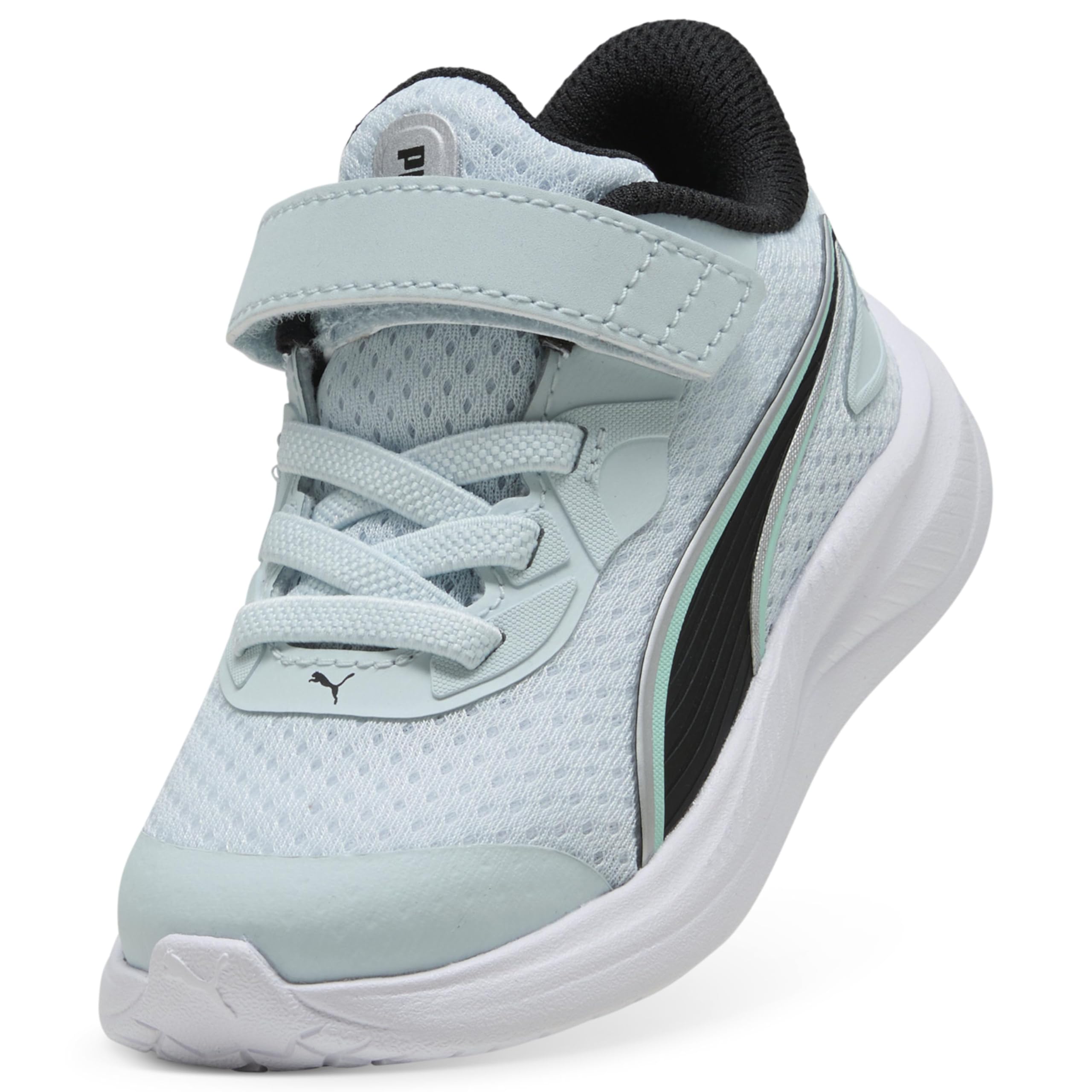 PUMA Skyrocket 2 AC+ INF, Sneaker Unisex bebé, Sea Glass Black-Speed Blue-Mint Melt, 25.5 EU