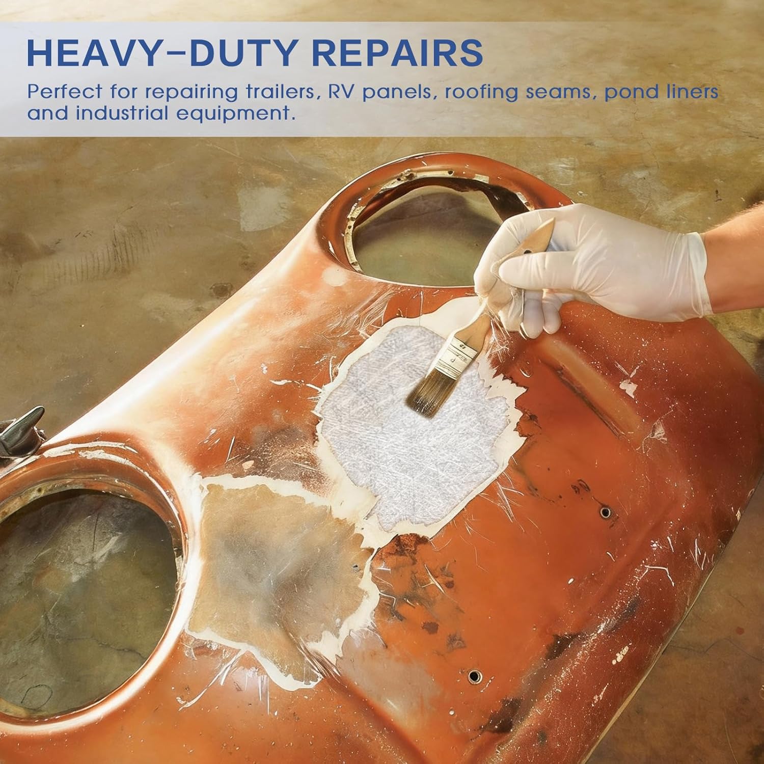 1708 Biaxial Fiberglass Cloth Mat Roll, 8" x 360" Heavy Duty Fiber Glass Cloth for Boat, Automotive and Roofing | DIY Epoxy & Polyester Compatible Fiberglass Repair Sheet