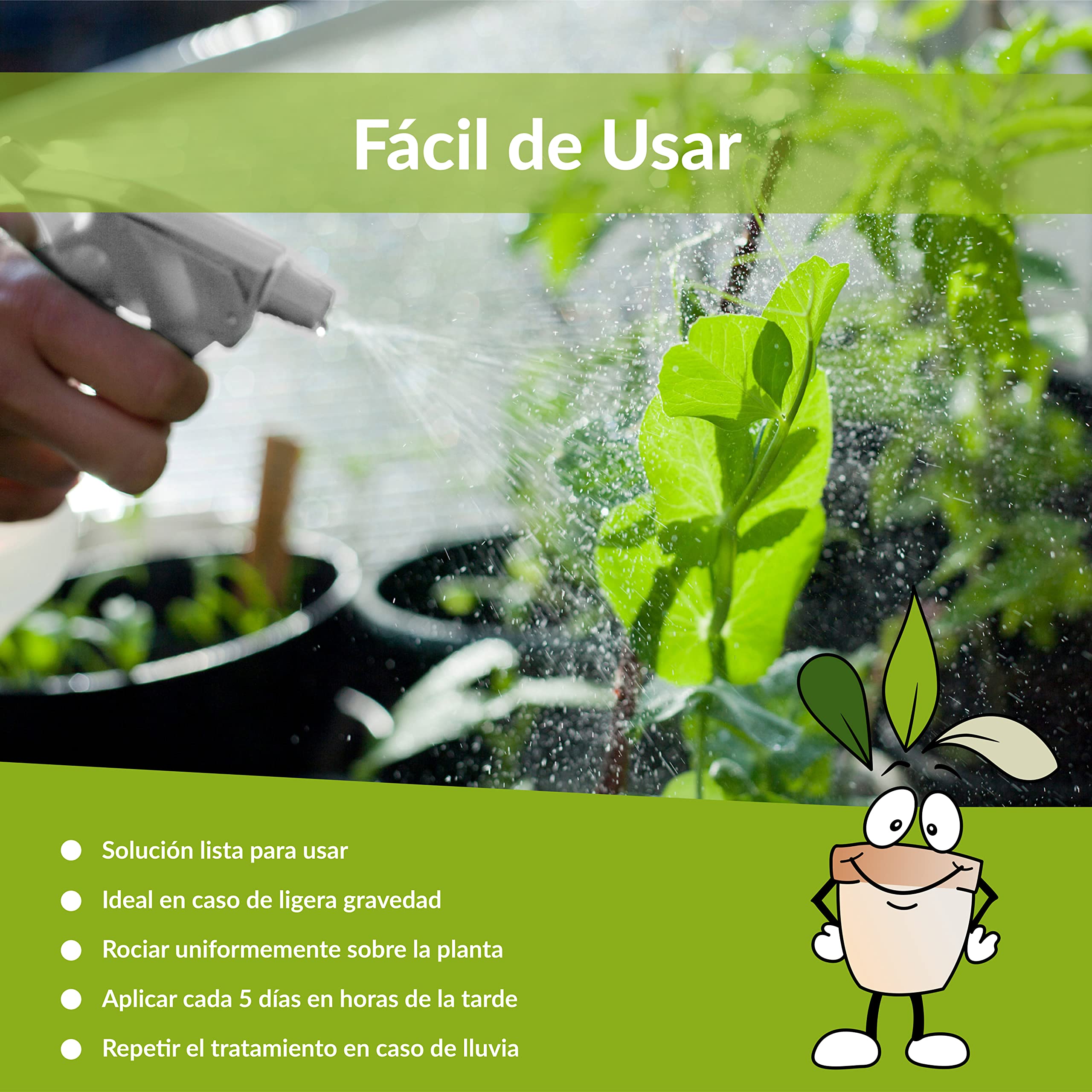 CLOSTER Set Jabón Potasico y Aceite de Neem Spray 2x500ML - Insecticida Natural Mosquitos Chinches Pulgones Cochinilla Ácaros, Desinfestante Biodegradable Ecológico (Spray de 2x500 ML Listo para Usar)