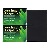 Vista 11 de Usma Grass - Barra de champú para adelgazar el cabello, champú sólido de rutina de jugo Usman para engrosar y oscurecer, pérdida de cabello