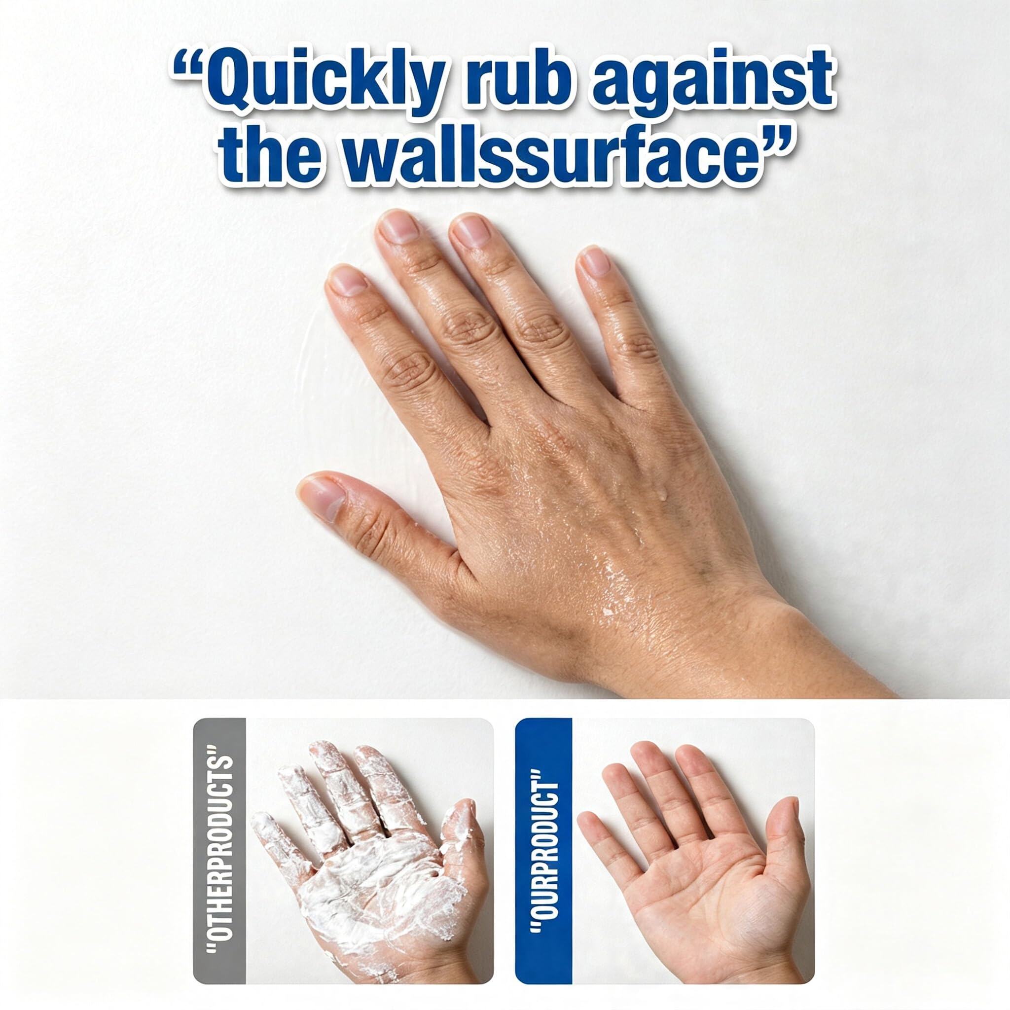 Stucco per riparazione pareti per fori e crepe (5pcs) | Questo kit fai-da-te include un raschietto e della carta vetrata, per riparare facilmente fori, crepe e ammaccature.