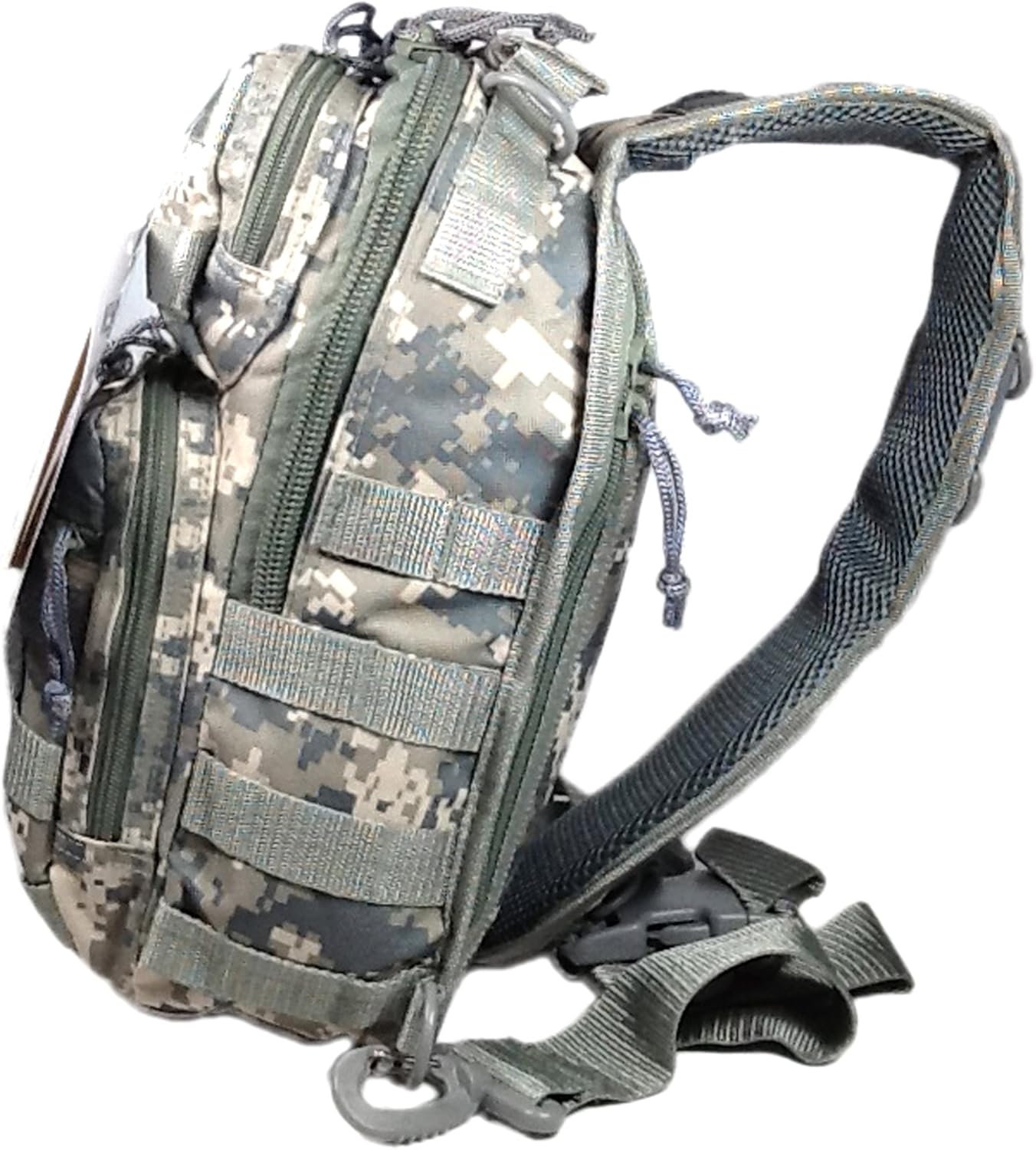 12" 800cu. in. Tactical Sling Shoulder Hiking Backpack TL312 DM DIGITAL CAMOUFLAGE