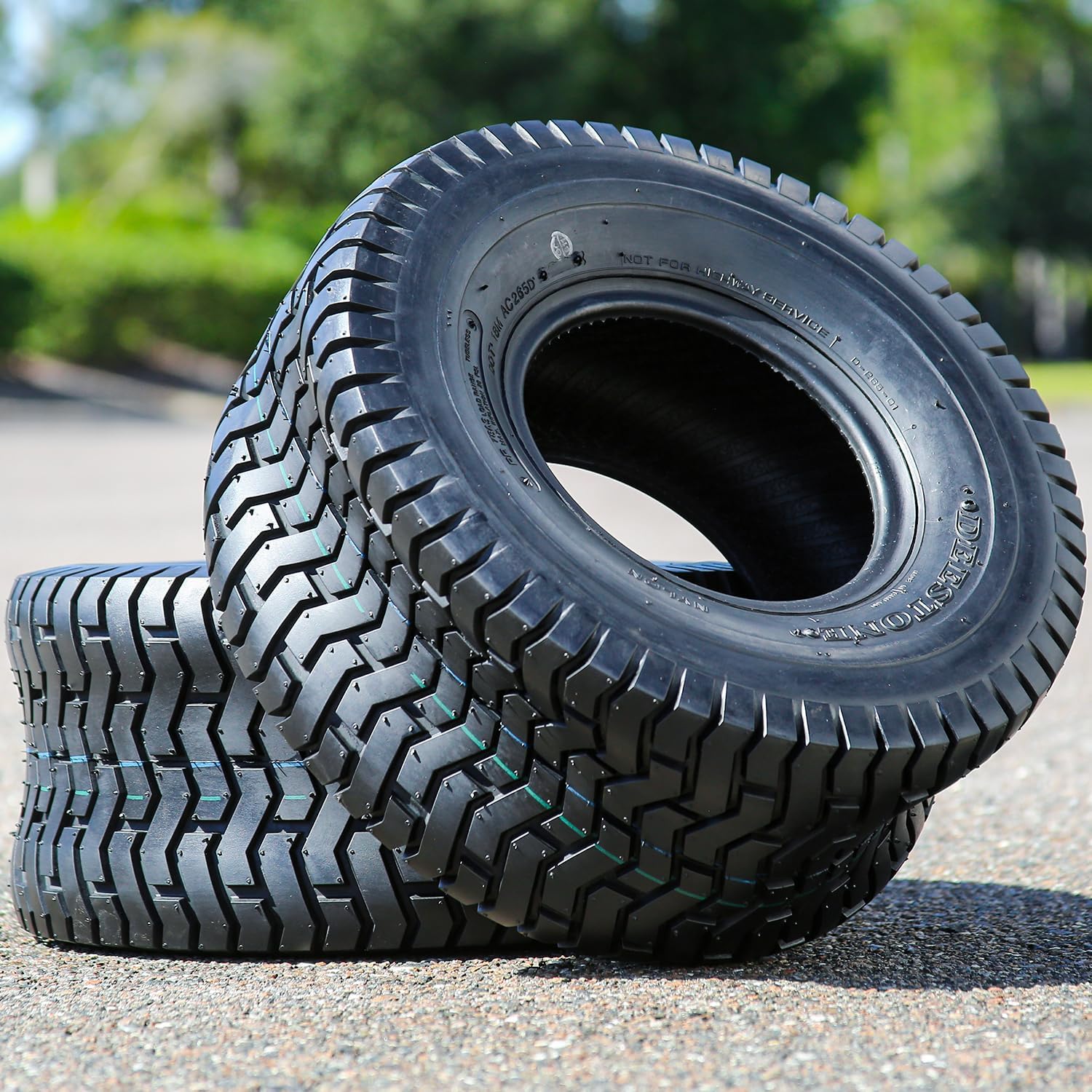 Deestone 1020340 D265 TURF Lawn & Garden Tire - 18X6.50-8 4-Ply