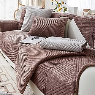 Racib Funny Fuzzy Corner Non Slip Sofa Cover,Velvet Sofa Covers Waterproof Sofa Slipcovers Couch Covers Apply To L Shape 1 Seater 2 Seater 3 Seater 4 Seater Sofa,2-90x180cm