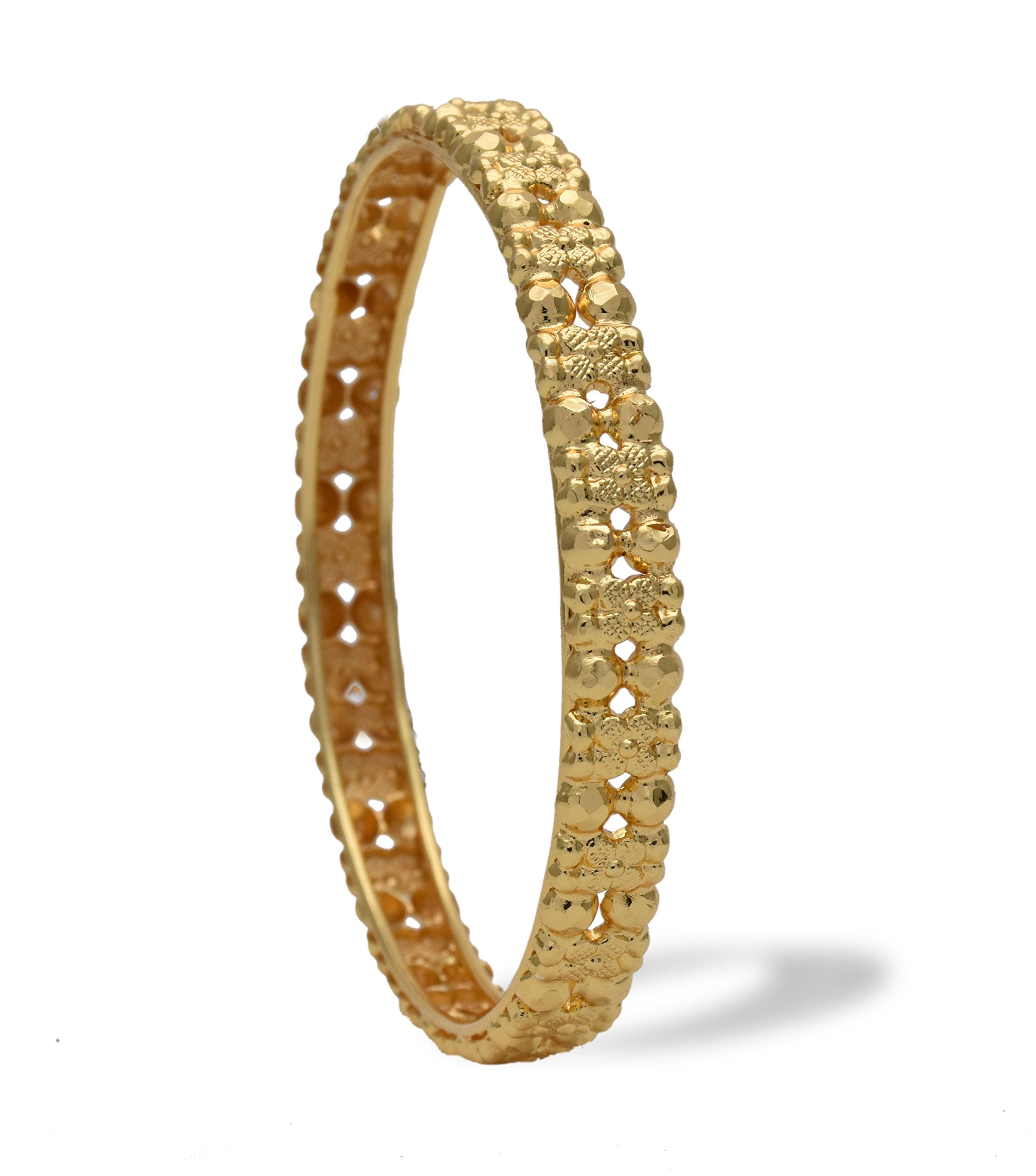 Gold Plated Thick Butterfly Bangles Pack of 1 Bangle from Kollam Supreme (B078PM867T) Amazon Price History, Amazon Price Tracker