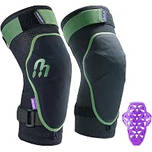 Offedge Mountain Bike Knee Pads, CE Level 1, MTB Men Women Youth | 4-way stretch ballistic nylon, mesh vents; removable washable CE insert; silicone grip; trail, enduro, downhill riding