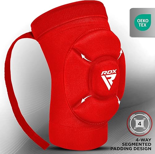 Miniatura 2 de RDX Coderas aprobadas por CE SATRA, Muay Thai MMA Kickboxing Sparring Elbow Guard, artes marciales sorprendente protección, lucha libre de