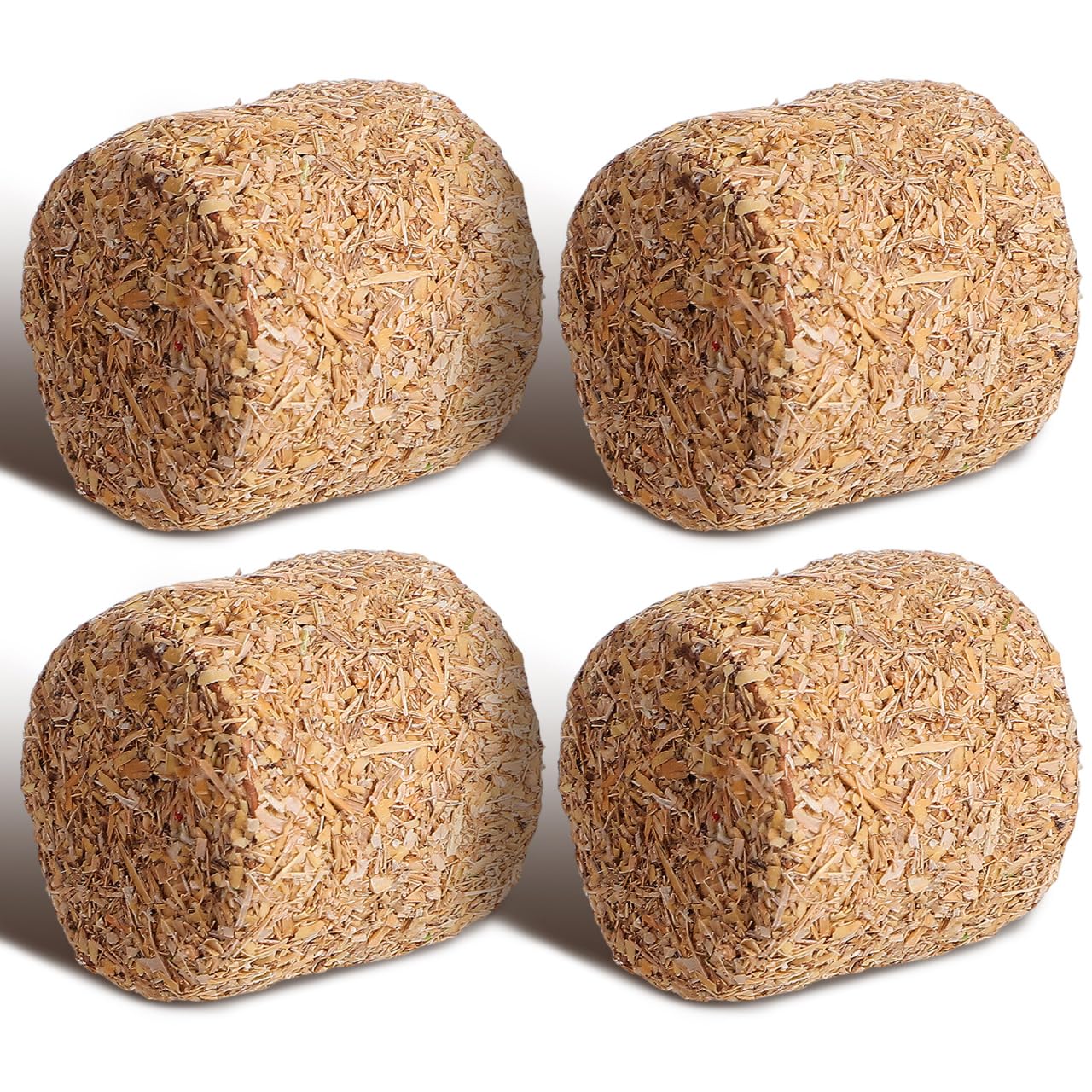 Mini blocs de foin ibasenice pour décoration d'automne et jardin miniature, lot de 20 pièces