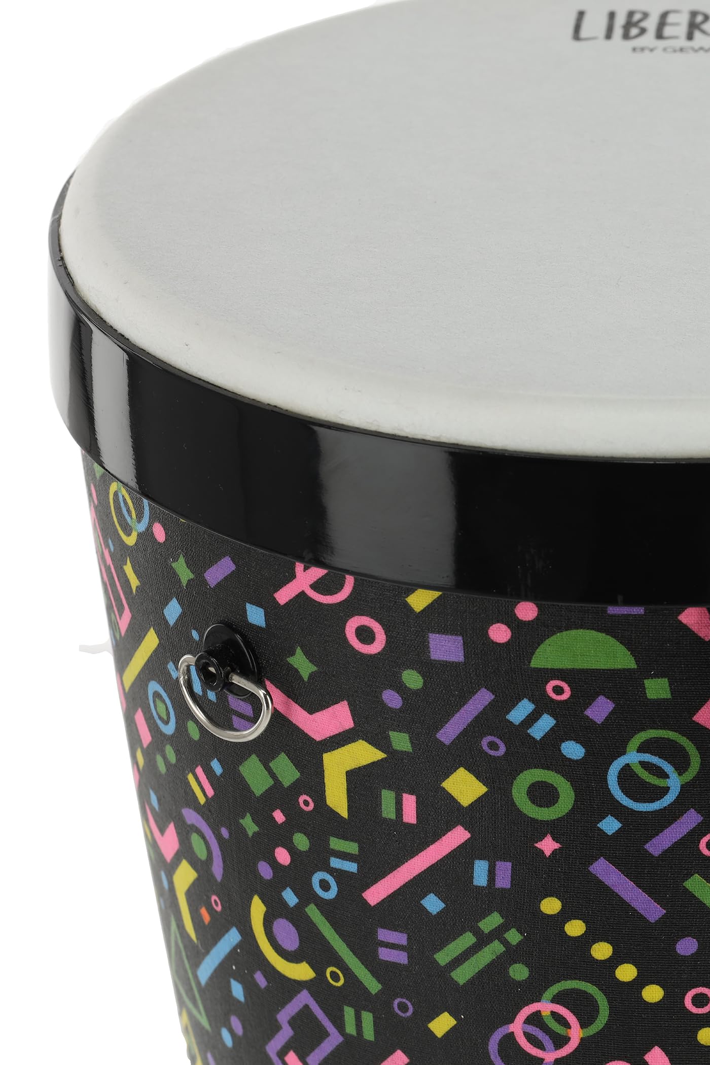 GEWA Liberty Timbau Stackable Drums - Diametro: 12" (30,5 cm) - Altezza 23,5" (60 cm) - Motivo: Crazy Neon