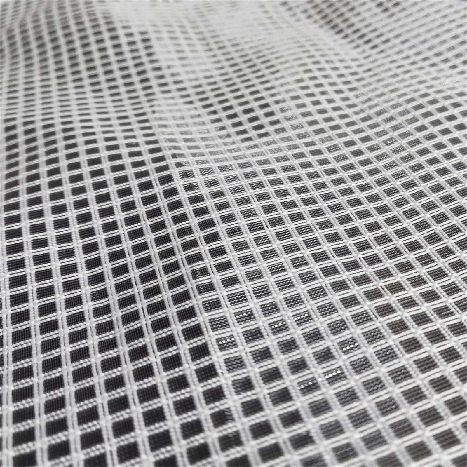 Organza Fabric, Prom Dresses Organza Plaid 99% Polyester Fabric Multicolor 90cmx145cm Uncut(Wit,Many Yards not Cut)