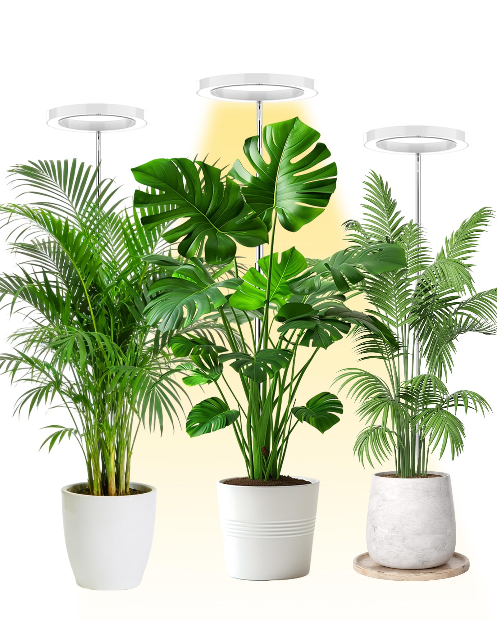 Yadoker Grow Light - Full Spectrum Plant Light -17